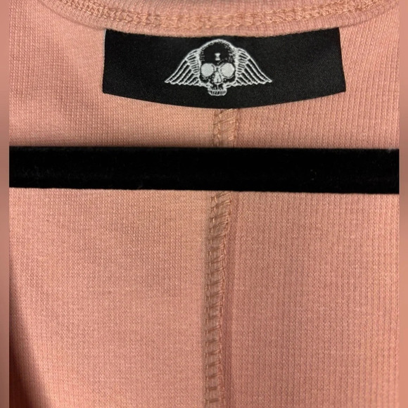 NWT Civil Regime No Tomorrow Dress Womens Dusty Rose Racerback Maxi Bodycon Med - Picture 3 of 9